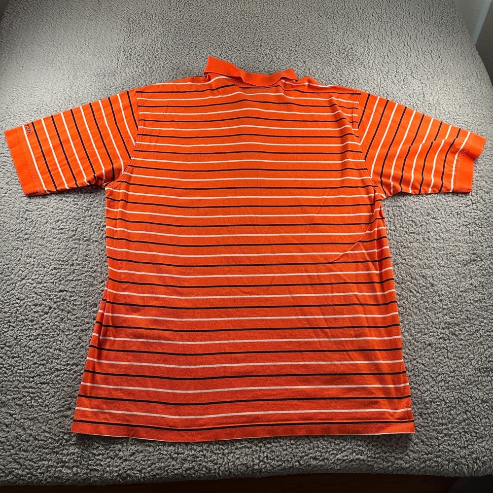 Vintage Masters Collection Shirt Mens XL Orange Golf Mercerized Cotton Polo - Picture 6 of 9